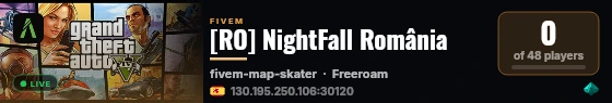 [RO] NightFall România live status badge