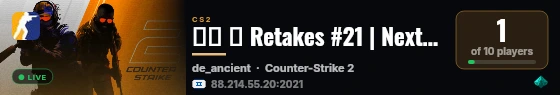 ▲▼ ➜ Retakes #21 | Next-il | ★ ISRAEL - ▼▲ live status badge
