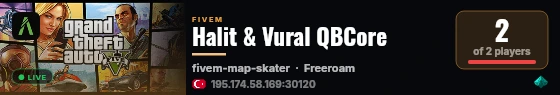 Halit & Vural QBCore live status badge