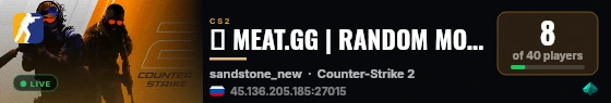 🔥 MEAT.GG | RANDOM MODELS #28 | SANDSTONE REMAKE live status badge