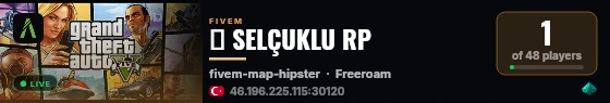 ⚜️ SELÇUKLU RP live status badge