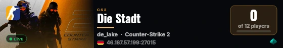 Die Stadt live status badge