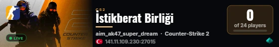 İstikberat Birliği live status badge
