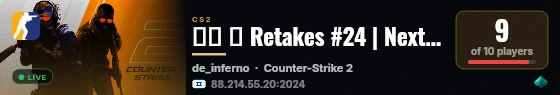 ▲▼ ➜ Retakes #24 | Next-il | ★ ISRAEL - ▼▲ live status badge