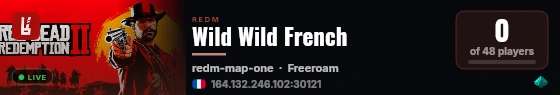 Wild Wild French live status badge