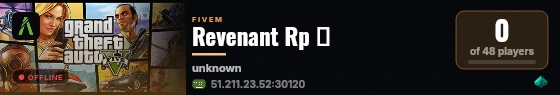 Revenant Rp ッ live status badge