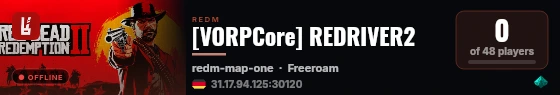 [VORPCore] REDRIVER2 live status badge