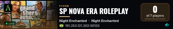 SP NOVA ERA ROLEPLAY live status badge