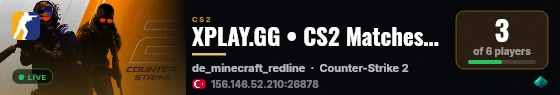 XPLAY.GG • CS2 Matches #790 live status badge