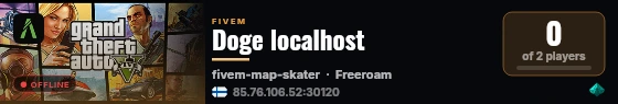 Doge localhost live status badge