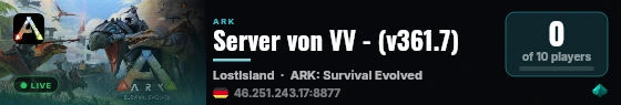 Server von VV - (v361.7) live status badge
