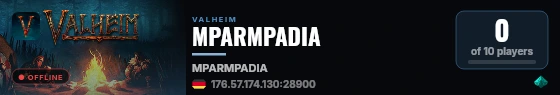 MPARMPADIA live status badge