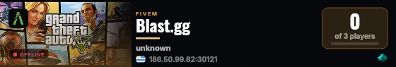 Blast.gg live status badge