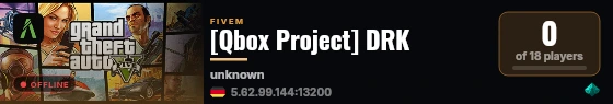 [Qbox Project] DRK live status badge