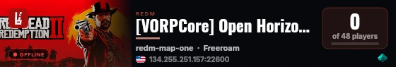[VORPCore] Open Horizon RP live status badge