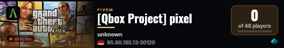 [Qbox Project] pixel live status badge