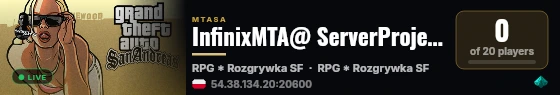 InfinixMTA@ ServerProject.net live status badge