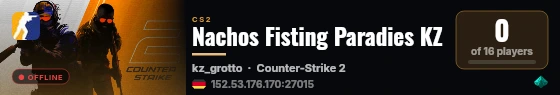 Nachos Fisting Paradies KZ live status badge