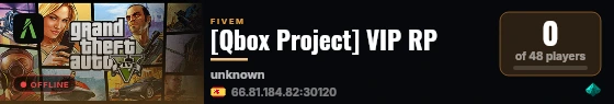 [Qbox Project] VIP RP live status badge