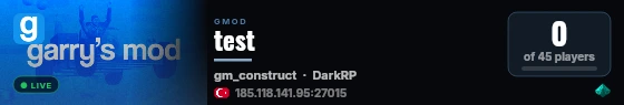 test live status badge