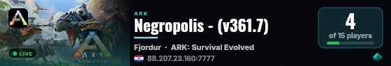Negropolis - (v361.7) live status badge
