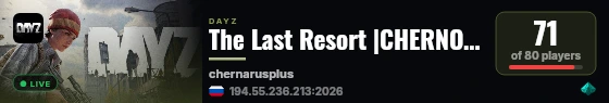 The Last Resort |CHERNO|EVENTS|GUN+|LOOT| live status badge