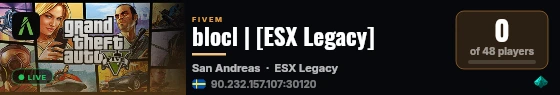 blocl | [ESX Legacy] live status badge