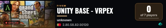 UNITY BASE - VRPEX live status badge