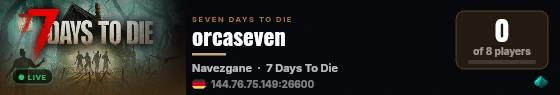 orcaseven live status badge
