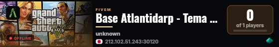 Base Atlantidarp - Tema São Paulo live status badge