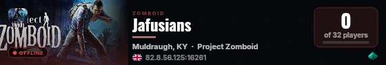 Jafusians live status badge