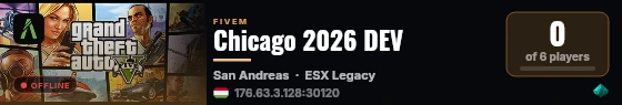 Chicago 2026 DEV live status badge
