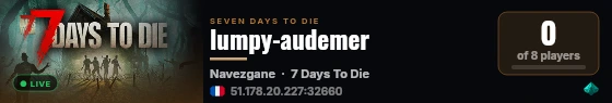 lumpy-audemer live status badge