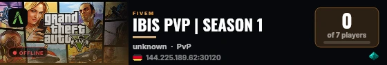 IBIS PVP | SEASON 1 live status badge