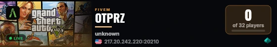 OTPRZ live status badge