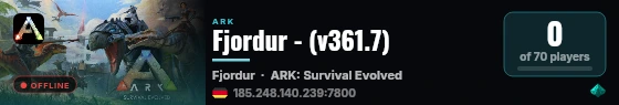 Fjordur - (v361.7) live status badge