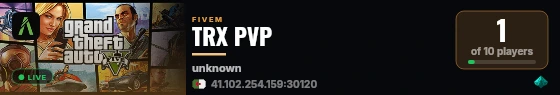 TRX PVP live status badge