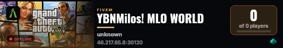 YBNMilos! MLO WORLD live status badge