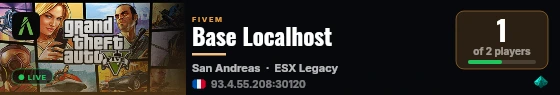 Base Localhost live status badge