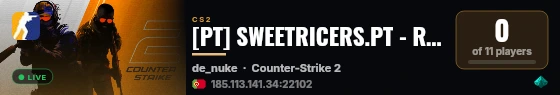 [PT] SWEETRICERS.PT - Retakes #2 live status badge