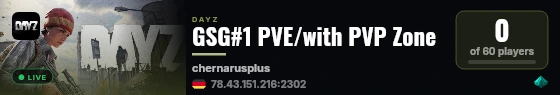 GSG#1 PVE/with PVP Zone live status badge