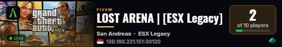 Fuck yeah | [ESX Legacy] live status badge