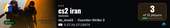 cs2 iran live status badge