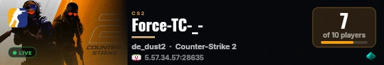 Force-TC-_- live status badge