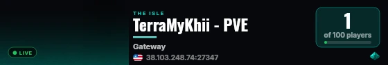 TerraMyKhii - PVE live status badge
