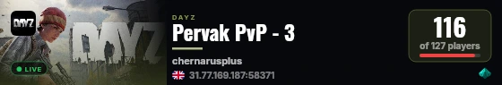 Pervak PvP - 3 live status badge
