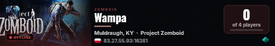 Wampa live status badge