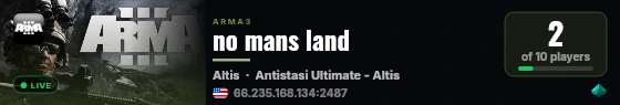 no mans land live status badge