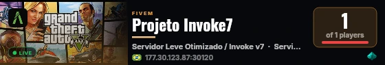Projeto Invoke7 live status badge