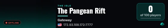 The Pangean Rift live status badge